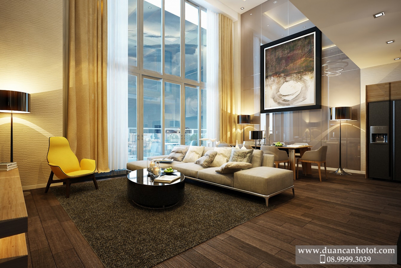 Hình ảnh căn hộ Penthouse, Duplex sang trọng nhất TPHCM